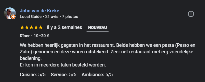 Avis client 2