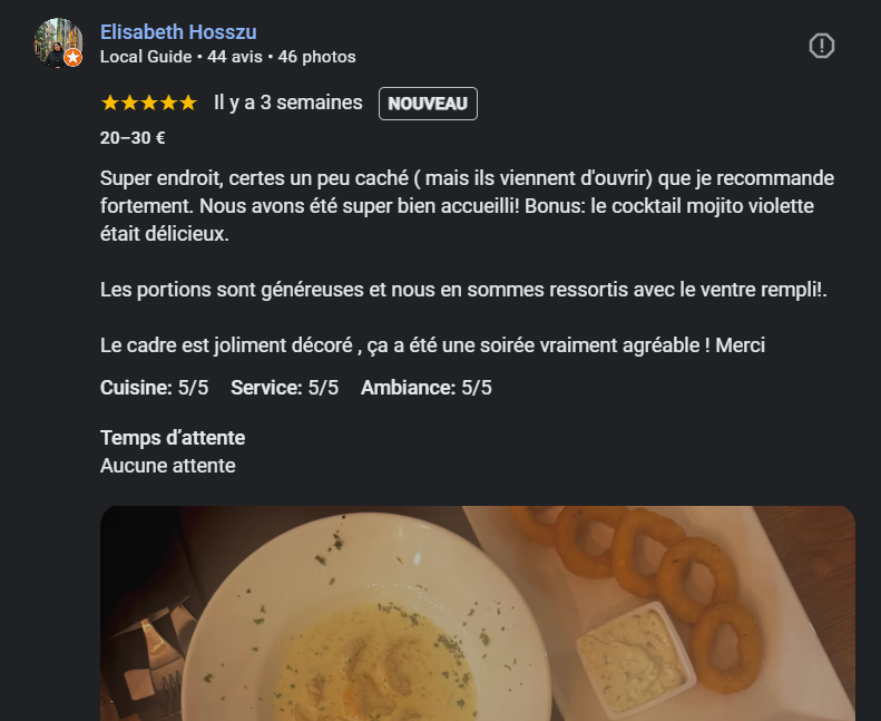 Avis client 4