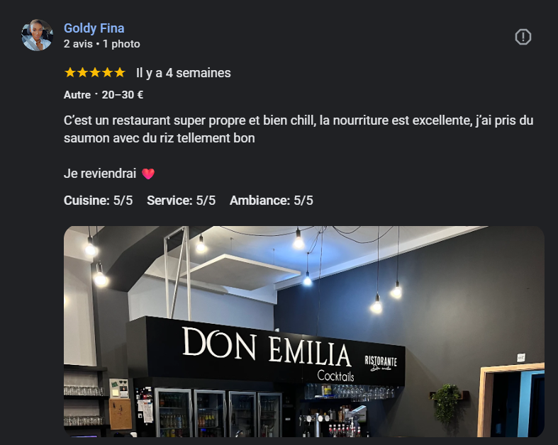 Avis client 6